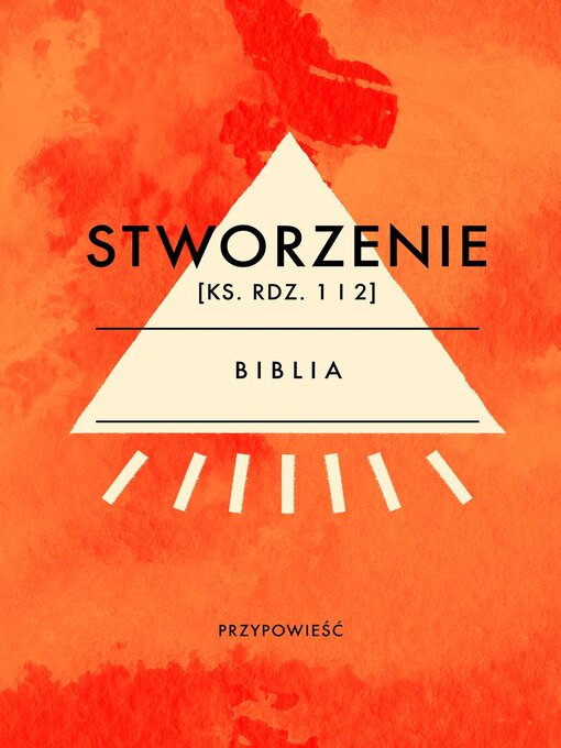 Cover image for Stworzenie. Ks. Rdz. 1 i 2